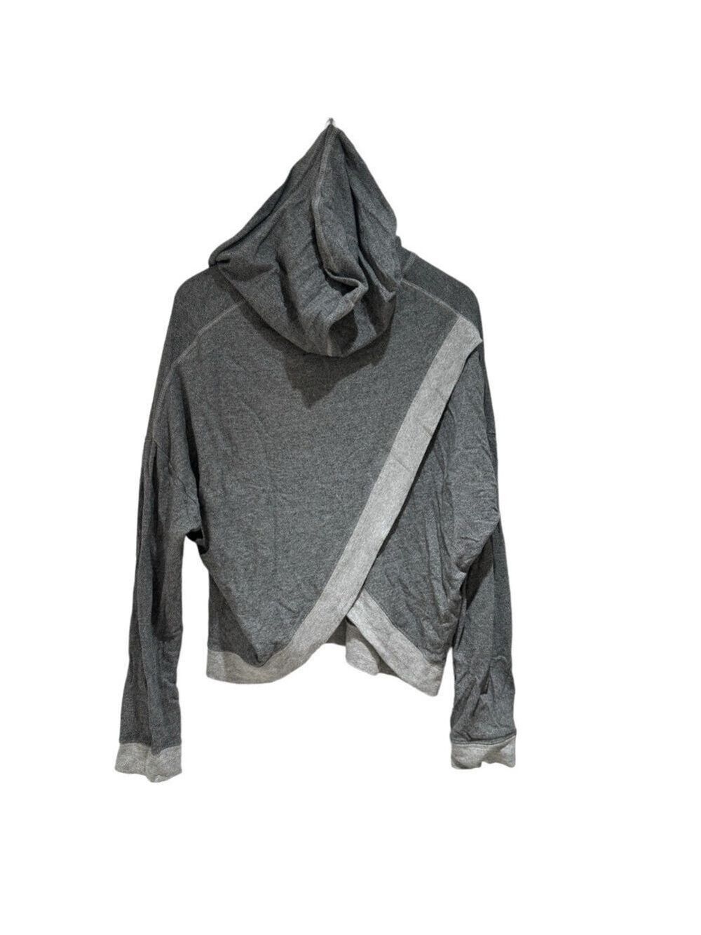 SUNDRY grey hoodie with tulip back detail (cover photo) - size 2 (medium)